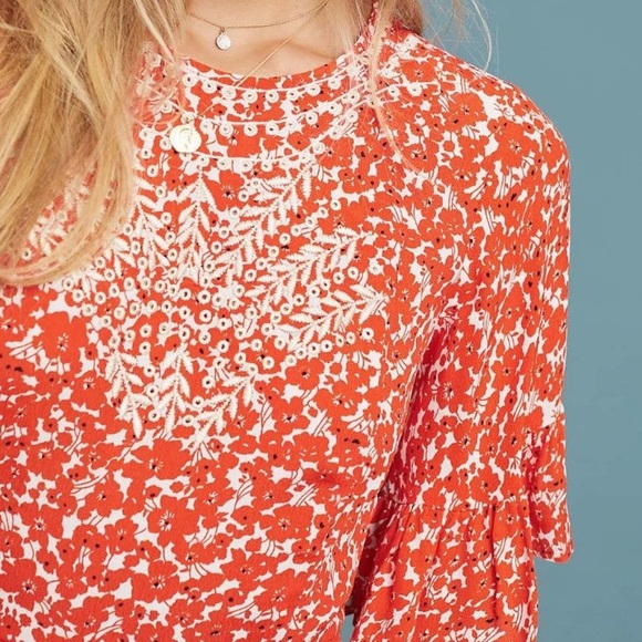 Anthropologie Ranna Gill Midtown Embroidered Dress - Picture 2 of 10